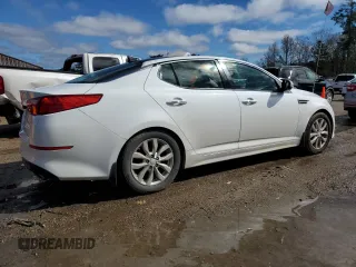 2015 Kia Optima EX with VIN 5XXGN4A75FG470258, listed as a Copart auction lot 46503835 with 113,489 mi miles and Salvage Title. Bid and sale history available at DreamBid. Image 3.