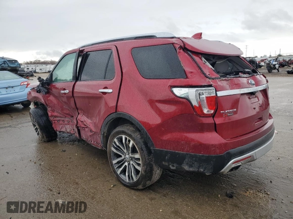 2016 Ford Explorer Platinum with VIN 1FM5K8HT4GGC58404, listed as a Copart auction lot 41991715 with 149,147 mi miles and Salvage title. Bid and sale history available at DreamBid. Image 2.