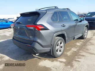 2023 Toyota RAV4 XLE with VIN 2T3P1RFV7PC369416, listed as a IAAI auction lot 41575255 with 25,825 mi miles. Bid and sale history available at carsss.com. Image 4.