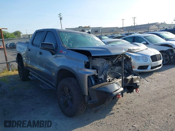2020 Chevrolet Silverado 1500 LT Trail Boss with VIN 1GCPYFEL4LZ288652, listed as a IAAI auction lot 41679123 with 1 mi miles. Bid and sale history available at carsss.com. Image 1.
