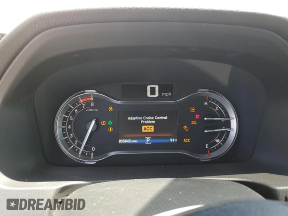 2021 Honda Ridgeline RTL-E with VIN 5FPYK3F79MB019714, listed as a Copart auction lot 62200195 with 35,842 mi miles and Salvage title. Bid and sale history available at DreamBid. Image 9.