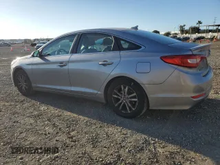 2017 Hyundai Sonata 2.4L with VIN 5NPE24AF7HH520821, listed as a Copart auction lot 43833435 with 107,450 mi miles and Salvage Title. Bid and sale history available at carsss.com. Image 2.