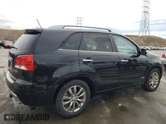 2012 Kia Sorento SX with VIN 5XYKWDA23CG191362, listed as a Copart auction lot 49136805 with 135,734 mi miles and Salvage Title. Bid and sale history available at carsss.com. Image 3.
