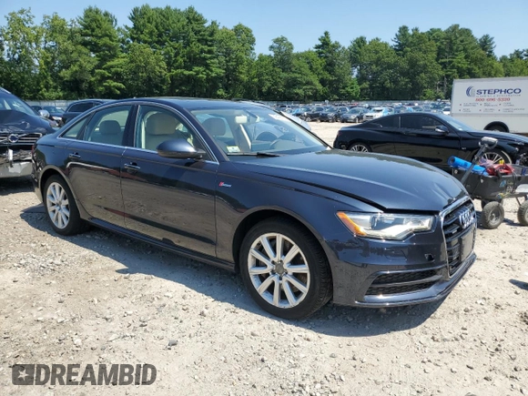 2015 Audi A6 Premium Plus with VIN WAUFGAFC9FN019250, listed as a Copart auction lot 66498725 with 64,128 mi miles and Clean title. Bid and sale history available at DreamBid. Image 4.