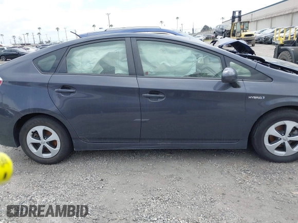2013 Toyota Prius One with VIN JTDKN3DU9D5607855, listed as a IAAI auction lot 41728716 with 123,643 mi miles. Bid and sale history available at carsss.com. Image 14.
