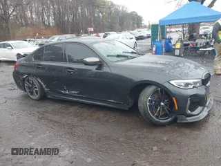 2020 BMW 3 Series M340i with VIN 3MW5U7J03L8B36115, listed as a IAAI auction lot 41957726 with 49,361 mi miles. Bid and sale history available at carsss.com. Image 12.