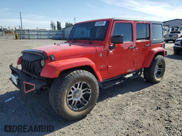 2016 Jeep Wrangler Unlimited Sahara with VIN 1C4HJWEG4GL186000, listed as a Copart auction lot 62554085 with 80,506 mi miles and Salvage title. Bid and sale history available at DreamBid. Image 1.