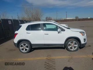 2016 Chevrolet Trax LTZ with VIN 3GNCJRSB4GL165194, listed as a IAAI auction lot 41754666 with 152,471 mi miles. Bid and sale history available at carsss.com. Image 13.