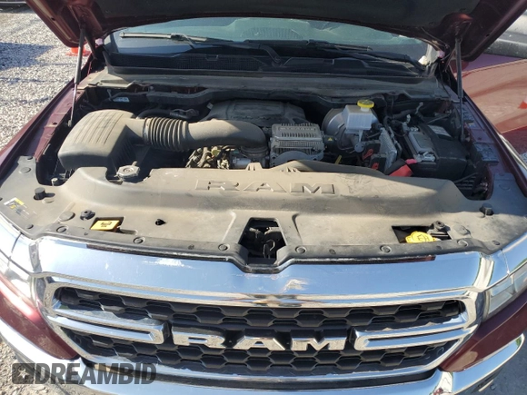 2022 Ram 1500 Big Horn with VIN 1C6SRFFT6NN381504, listed as a Copart auction lot 56403735 with 30,043 mi miles and Salvage title. Bid and sale history available at DreamBid. Image 11.
