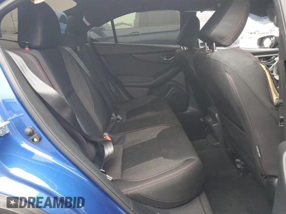 2024 Subaru WRX Premium with VIN JF1VBAH66R9806809, listed as a Copart auction lot 54609485 with 12,610 mi miles and Salvage title. Bid and sale history available at DreamBid. Image 10.