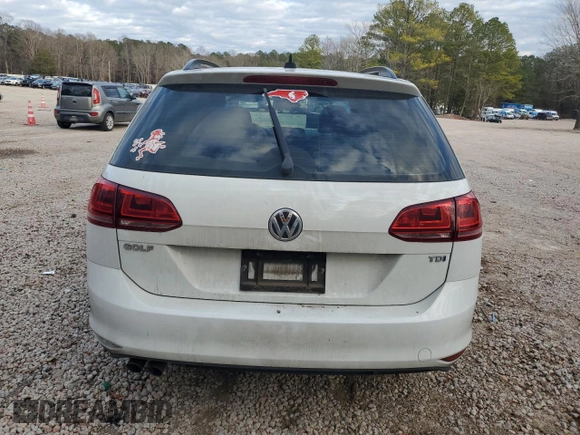 2015 Volkswagen Golf SportWagen TDI SEL with VIN 3VWCA7AU0FM513465, listed as a Copart auction lot 85784334 with 115,593 mi miles and Salvage Title. Bid and sale history available at carsss.com. Image 6.