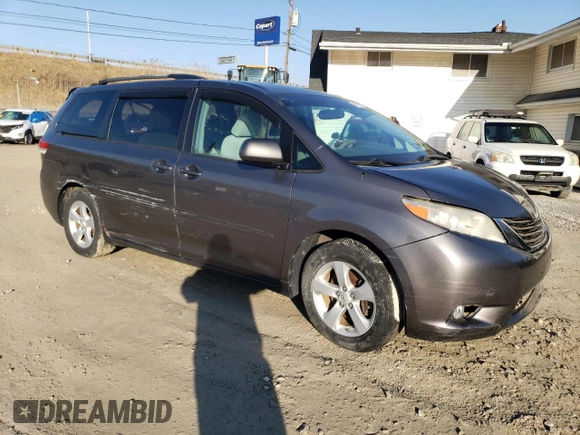 2012 Toyota Sienna LE AAS with VIN 5TDKK3DC6CS176156, listed as a Copart auction lot 45505975 with 86,791 mi miles and Salvage Title. Bid and sale history available at DreamBid. Image 4.