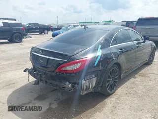 2016 Mercedes-Benz CLS 400 with VIN WDDLJ6FB6GA186580, listed as a IAAI auction lot 42123820 with 146,944 mi miles and . Bid and sale history available at DreamBid. Image 4.