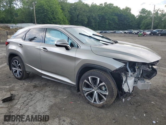 2022 Lexus RX 350 with VIN 2T2HZMDA4NC326539, listed as a Copart auction lot 58724655 with 8,869 mi miles and Salvage title. Bid and sale history available at DreamBid. Image 4.