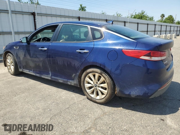 2017 Kia Optima LX with VIN 5XXGT4L32HG123232, listed as a Copart auction lot 55656235 with 201,138 mi miles and Clean Title. Bid and sale history available at carsss.com. Image 2.