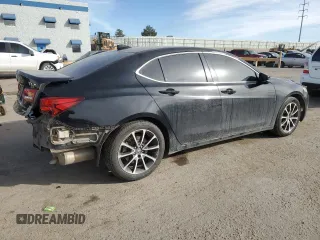 2017 Acura TLX V6 w/Technology Pkg with VIN 19UUB3F5XHA000384, listed as a Copart auction lot 45131705 with 107,421 mi miles and Salvage Title. Bid and sale history available at carsss.com. Image 3.