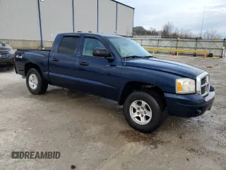 2006 Dodge Dakota SLT with VIN 1D7HW48K66S536209, listed as a Copart auction lot 45909015 with 117,531 mi miles and Salvage Title. Bid and sale history available at carsss.com. Image 4.