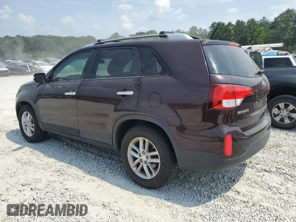 2015 Kia Sorento LX with VIN 5XYKTDA6XFG564185, listed as a Copart auction lot 62695875 with 119,509 mi miles and Clean title. Bid and sale history available at DreamBid. Image 2.