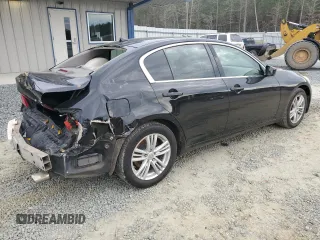 2012 Infiniti G25 Journey with VIN JN1DV6AP2CM810893, listed as a Copart auction lot 85274064 with 165,560 mi miles and Salvage Title. Bid and sale history available at DreamBid. Image 3.
