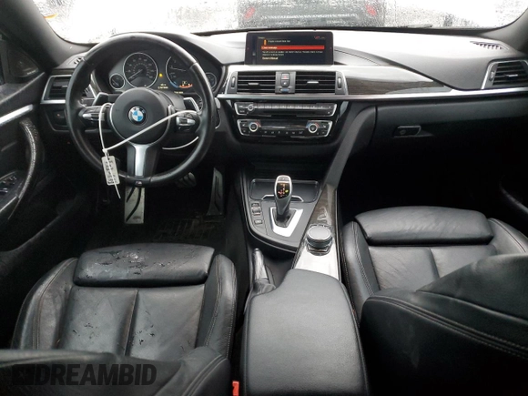 2018 BMW 4 Series 440i with VIN WBA4J5C50JBF07358, listed as a Copart auction lot 80349094 with 98,407 mi miles and Salvage Title. Bid and sale history available at DreamBid. Image 8.