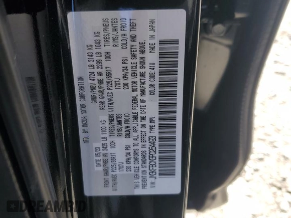 2023 Mazda CX-5 S Carbon Edition z VIN JM3KFBCM3P0264493, wystawiony jako Copart lot #52118475 z przebiegiem 3 195 mil mil oraz Szkoda całkowita • Salvage title. Historia ofert i sprzedaży dostępna na DreamBid. Obrazek 13.