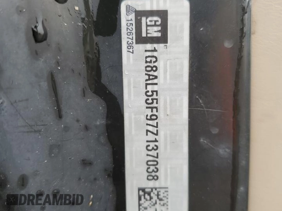2007 Saturn ION ION 3 z VIN 1G8AL55F97Z137038, wystawiony jako Copart lot #88240365 z przebiegiem Nie podano mil oraz Szkoda całkowita • Salvage title. Historia ofert i sprzedaży dostępna na DreamBid. Obrazek 12.