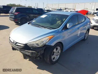 2011 Hyundai Elantra Ltd with VIN KMHDH4AE7BU107663, listed as a IAAI auction lot 41652200 with 218,074 mi miles. Bid and sale history available at carsss.com. Image 2.