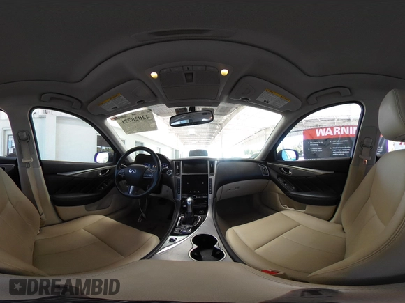 2015 Infiniti Q50 Premium with VIN JN1BV7AP4FM330386, listed as a IAAI auction lot 42028771 with 75,533 mi miles. Bid and sale history available at carsss.com. Image 19.
