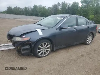 2007 Acura TSX with VIN JH4CL968X7C009091, listed as a Copart auction lot 60789755 with 303,504 mi miles and Salvage title. Bid and sale history available at DreamBid. Image 1.