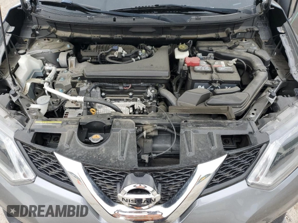 2016 Nissan Rogue S with VIN JN8AT2MT0GW015198, listed as a Copart auction lot 51959815 with 55,498 mi miles and Salvage Title. Bid and sale history available at carsss.com. Image 12.