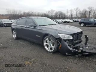 2014 BMW 7 Series ALPINA B7 xDrive with VIN WBAYF8C50ED653383, listed as a Copart auction lot 83451704 with 165,082 mi miles and Salvage Title. Bid and sale history available at DreamBid. Image 4.