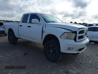 2012 Ram 1500 Express with VIN 1C6RD6FT0CS267770, listed as a IAAI auction lot 42357509 with 150,966 mi miles and . Bid and sale history available at DreamBid. Image 1.