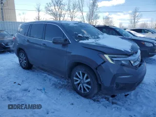 2022 Honda Pilot EX-L with VIN 5FNYF6H56NB098769, listed as a Copart auction lot 46167185 with 60,743 mi miles and Non repairable. Bid and sale history available at DreamBid. Image 4.