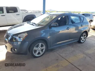 2009 Pontiac Vibe with VIN 5Y2SM67029Z427632, listed as a Copart auction lot 54485135 with 36,798 mi miles and Clean Title. Bid and sale history available at carsss.com. Image 1.