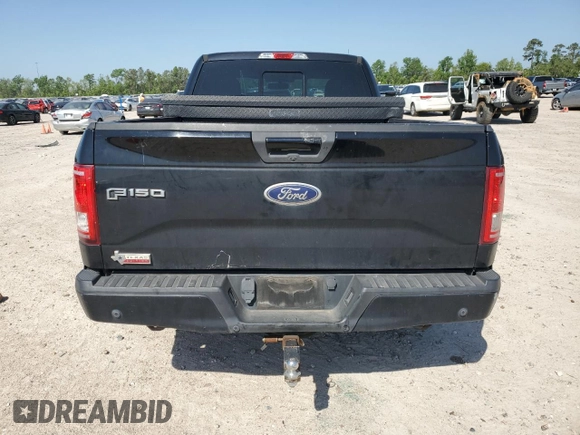 2016 Ford F-150 XL with VIN 1FTEX1CPXGKG04282, listed as a Copart auction lot 52522565 with 167,022 mi miles and Salvage title. Bid and sale history available at DreamBid. Image 6.