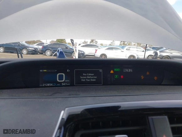 2019 Toyota Prius L Eco with VIN JTDKARFU2K3092671, listed as a IAAI auction lot 41435353 with 212,854 mi miles. Bid and sale history available at carsss.com. Image 7.