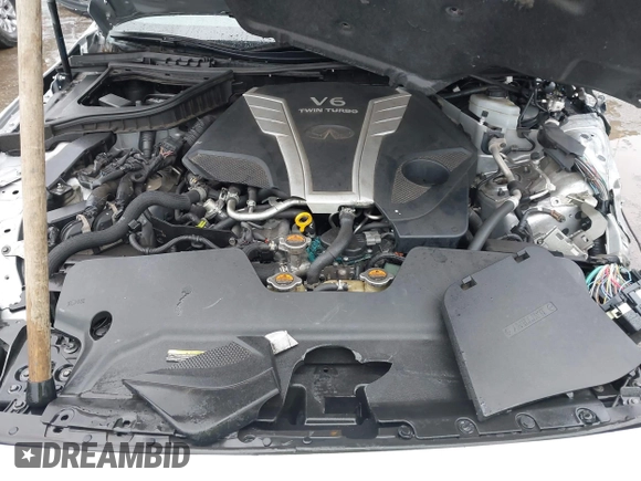 2018 Infiniti Q60 3.0t LUXE with VIN JN1EV7EL4JM391184, listed as a IAAI auction lot 41688193 with 123,925 mi miles. Bid and sale history available at carsss.com. Image 10.
