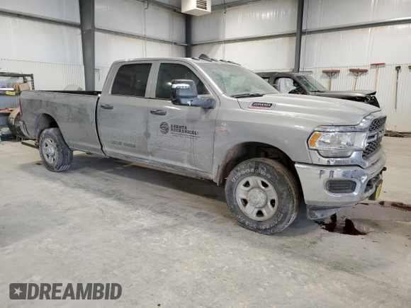 2023 Ram 2500 Tradesman with VIN 3C6UR5HL7PG505324, listed as a Copart auction lot 88786795 with 16,837 mi miles and Salvage Title. Bid and sale history available at carsss.com. Image 4.