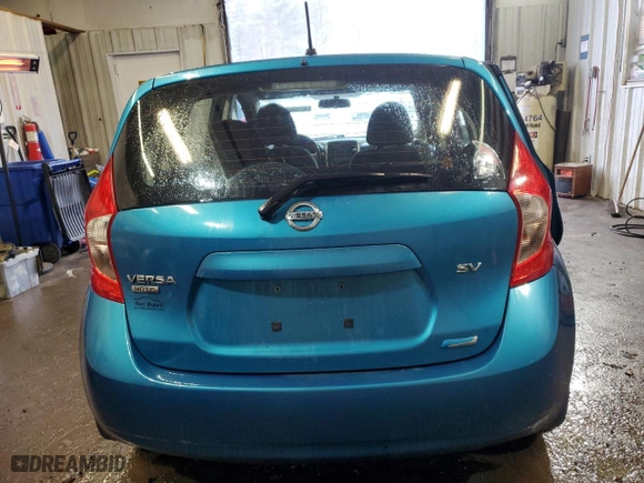 2014 Nissan Versa Note SV with VIN 3N1CE2CP3EL367247, listed as a Copart auction lot 47875875 with 106,406 mi miles and Salvage Title. Bid and sale history available at carsss.com. Image 6.