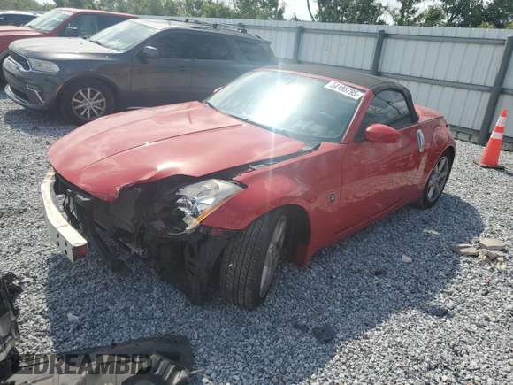 2005 Nissan 350Z Touring with VIN JN1AZ36A45M758356, listed as a Copart auction lot 54185795 with 83,134 mi miles and Salvage Title. Bid and sale history available at carsss.com. Image 1.