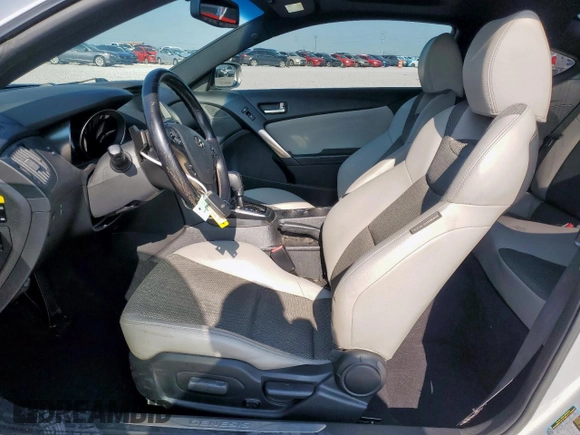 2013 Hyundai Genesis Coupe Premium with VIN KMHHT6KD5DU089250, listed as a Copart auction lot 59163195 with 117,174 mi miles and Clean title. Bid and sale history available at DreamBid. Image 7.