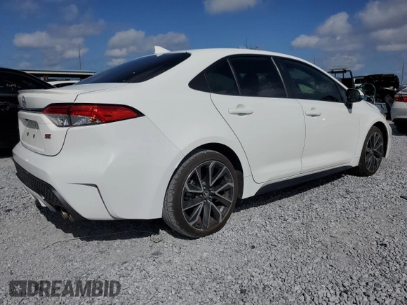 2022 Toyota Corolla SE with VIN JTDS4MCE7N3502392, listed as a Copart auction lot 51361415 with 52,402 mi miles and Salvage Title. Bid and sale history available at carsss.com. Image 3.