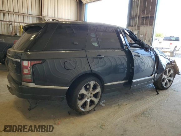 2017 Land Rover Range Rover с VIN SALGS2FE3HA324579, выставлен на аукционе Copart как лот 56676585 с пробегом Не указан миль и Списание • Salvage title. История ставок и продаж доступна на DreamBid. Изображение 3.