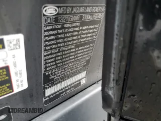 2022 Land Rover Range Rover Sport HSE Dynamic with VIN SALWR2SE9NA224012, listed as a Copart auction lot 84715814 with 42,265 mi miles and Salvage Title. Bid and sale history available at DreamBid. Image 13.