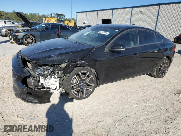 2018 Volvo S60 Dynamic with VIN YV126MFL0J2465751, listed as a Copart auction lot 80703394 with 91,342 mi miles and Salvage Title. Bid and sale history available at carsss.com. Image 1.