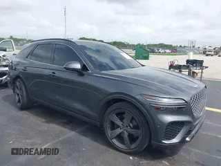 2023 Genesis GV70 2.5T with VIN KMUMADTBXPU094777, listed as a IAAI auction lot 42447363 with 31,683 mi miles and . Bid and sale history available at DreamBid. Image 1.