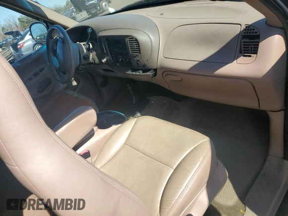 1998 Ford F-150 with VIN 1FTRF18L7WNA73159, listed as a Copart auction lot 48682685 with 71,261 mi miles and Salvage title. Bid and sale history available at DreamBid. Image 8.