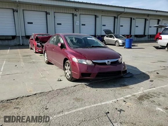 2011 Honda Civic LX with VIN 19XFA1F56BE026953, listed as a Copart auction lot 53395815 with 167,591 mi miles and Salvage Title. Bid and sale history available at DreamBid. Image 11.