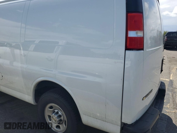 2022 Chevrolet Express Cargo with VIN 1GCWGAFP1N1259677, listed as a IAAI auction lot 42369361 with 103,856 mi miles and . Bid and sale history available at DreamBid. Image 1.