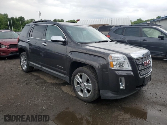 2015 GMC Terrain SLT with VIN 2GKFLXE38F6313783, listed as a Copart auction lot 62554985 with 57,684 mi miles and Salvage title. Bid and sale history available at DreamBid. Image 4.